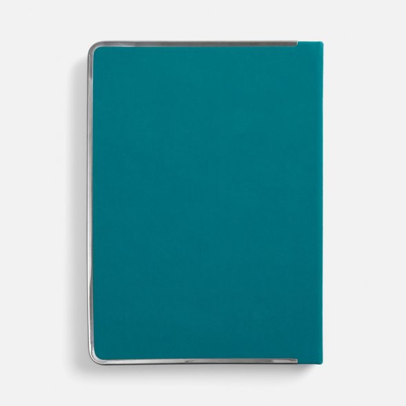 Ежедневник Metal Frame на заказ, датированный, бирюзовый 