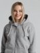 Толстовка на молнии с капюшоном Unit Siverga Heavy, серый меланж 
