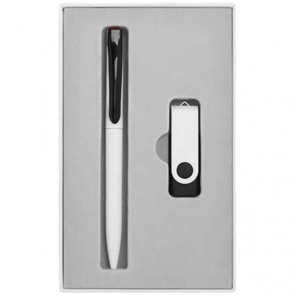 Набор Twist White, белый с черным, 8 Гб 