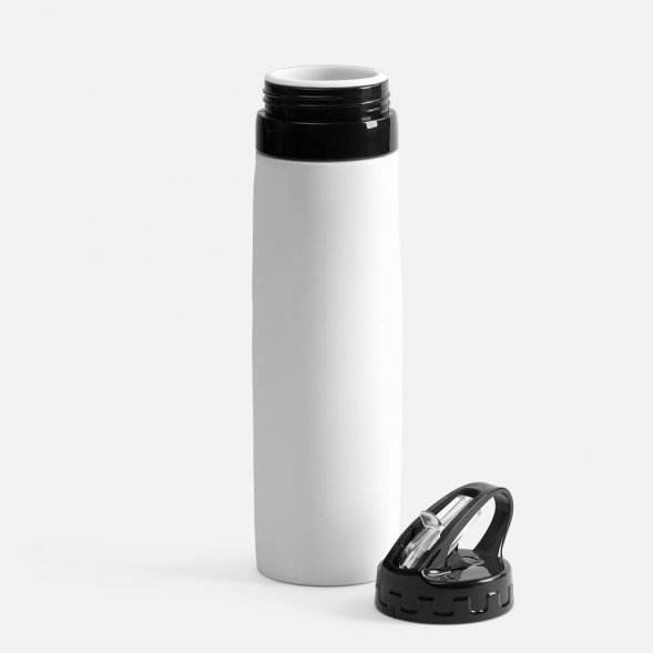 Складная бутылка для воды Langfossen, белая 