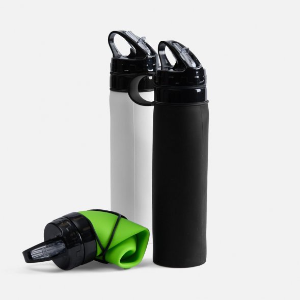 Складная бутылка для воды Langfossen, белая 