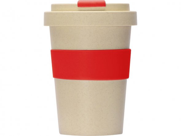 Стакан из пшеничного волокна Flava, красный 