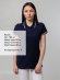 Рубашка поло женская Virma Stripes Lady, темно-синяя 
