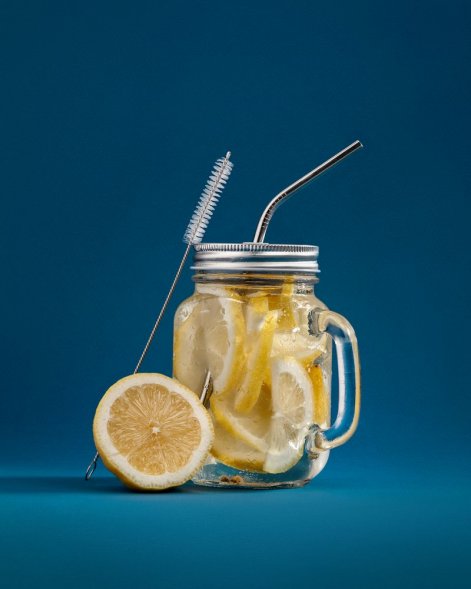 Набор Mellow, с изогнутой трубочкой, серебристый 