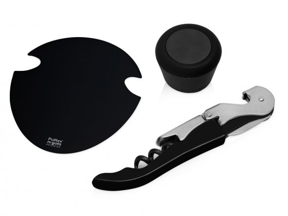 Набор аксессуаров для вина Nigota, черный 