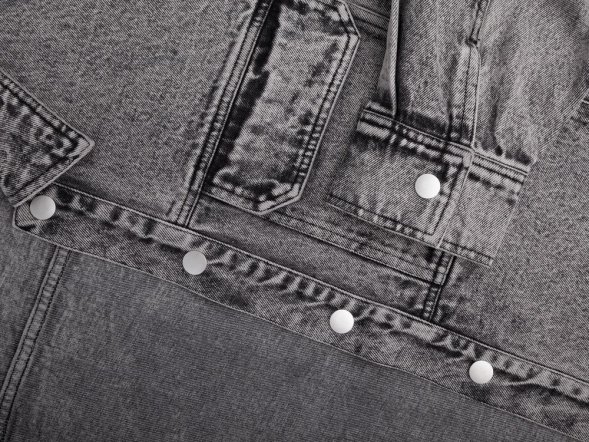 Куртка джинсовая O2, серая 