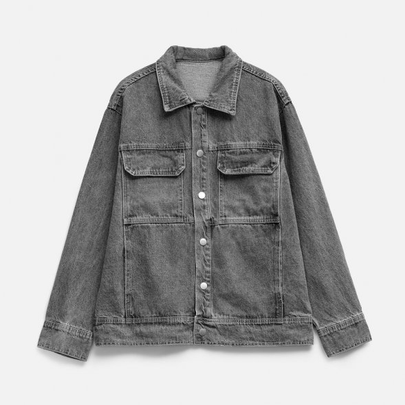 Куртка джинсовая O2, серая 