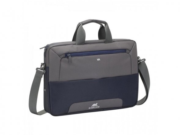 Сумка для ноутбука до 15.6, Стально-синий/серый. 