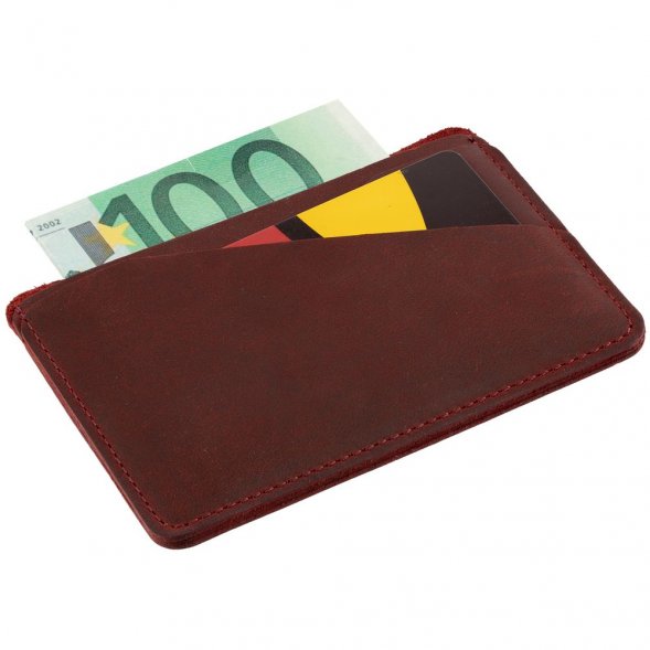 Чехол для карточек inStream, красный 