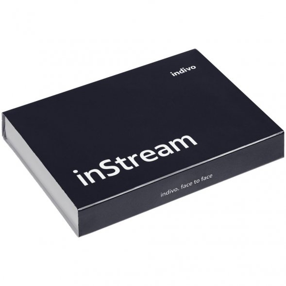 Чехол для карточек inStream, красный 