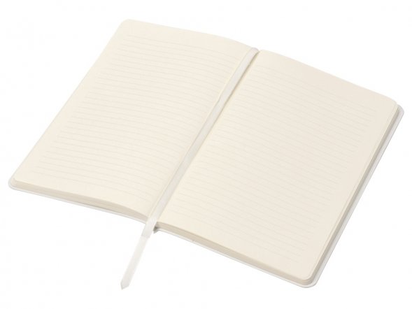 Блокнот Notepeno 130x205 мм с тонированными линованными страницами, белый 