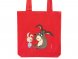 Сумка из плотного хлопка Винни-Пух, 220 г/м2, красный 193C 