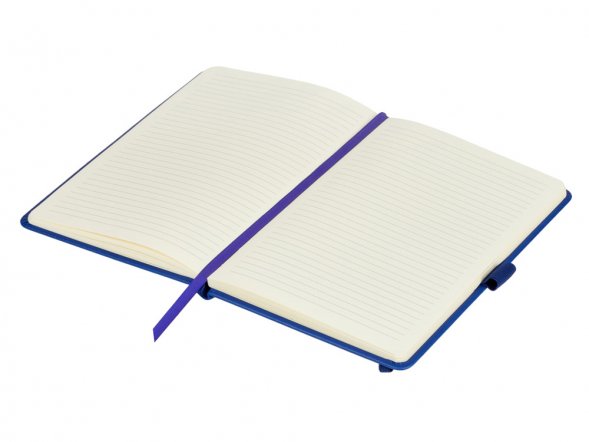 Блокнот Softy 2.0, твердая обложка A5, 80 листов, синий (Р) 