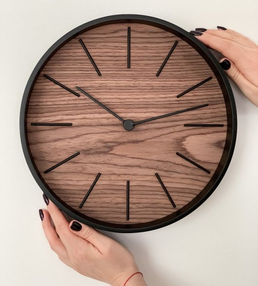 Часы настенные Rio, палисандр 