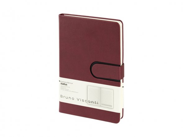 Ежедневник недатированный А5 Status, бордовый 