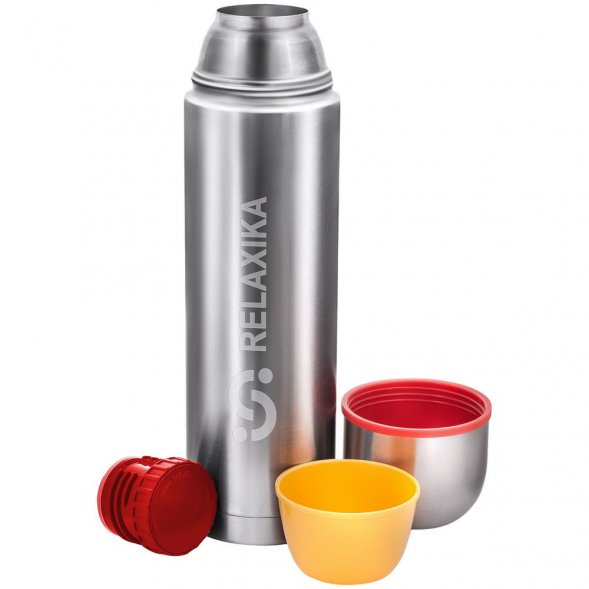 Термос Relaxika Duo 1200, стальной 