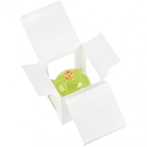 Елочный шар Gala Night в коробке, зеленый, 6 см 