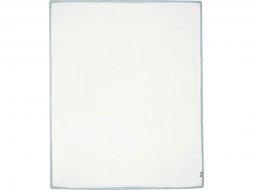 Плед Marigold из флиса из вторичного ПЭТ и искусственного меха, серый/белый