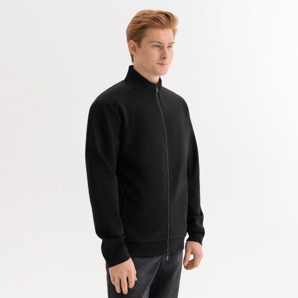 Толстовка на молнии ASTIN черная, размер XXL 