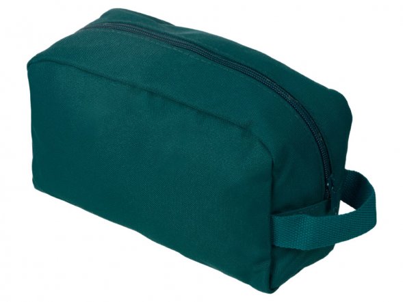 Косметичка из переработанной ткани Lia, цвет морской волны 