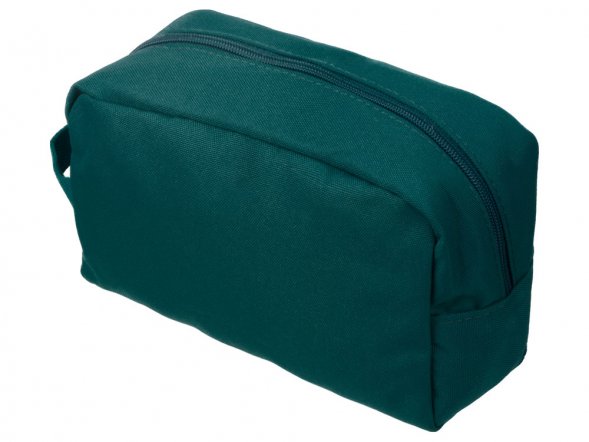 Косметичка из переработанной ткани Lia, цвет морской волны 