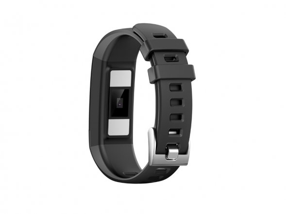 Фитнес-браслет с виртуальным тренером и измерением ЭКГ Canyon Smart Coach SB-75, IP67, черный 