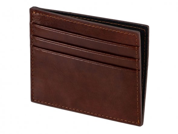 Картхолдер для 6 пластиковых карт с RFID-защитой Fabrizio, коричневый 