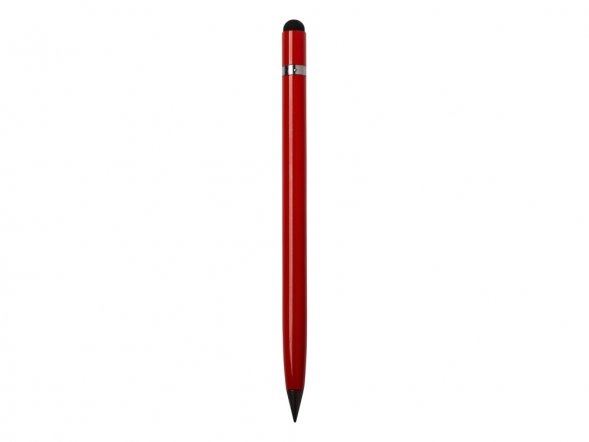 Вечный карандаш Eternal со стилусом и ластиком, красный 