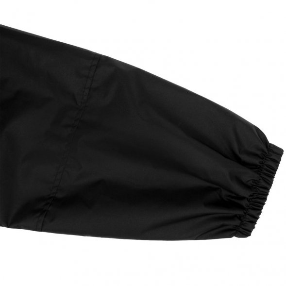 Дождевик-анорак Hard Work, укороченный, черный, единый размер 