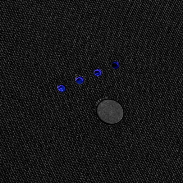 Органайзер Midstream, с блокнотом и аккумулятором, черный 