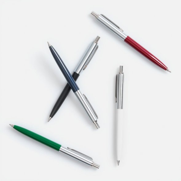 Ручка шариковая Popular, белая 