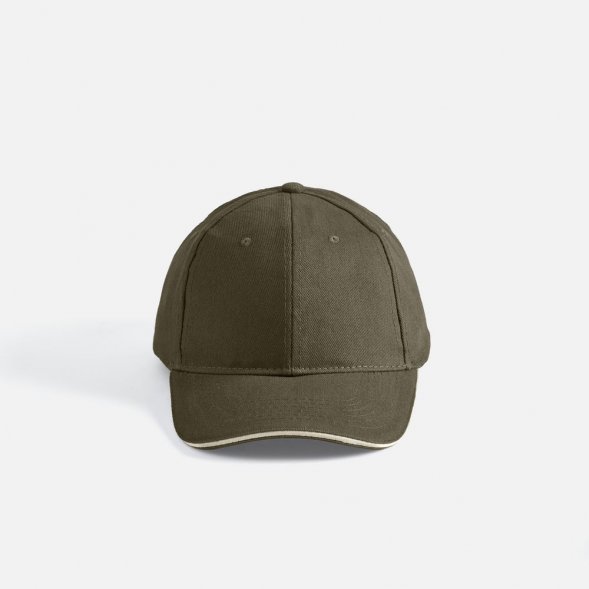 Бейсболка Buffalo, хаки с бежевым 