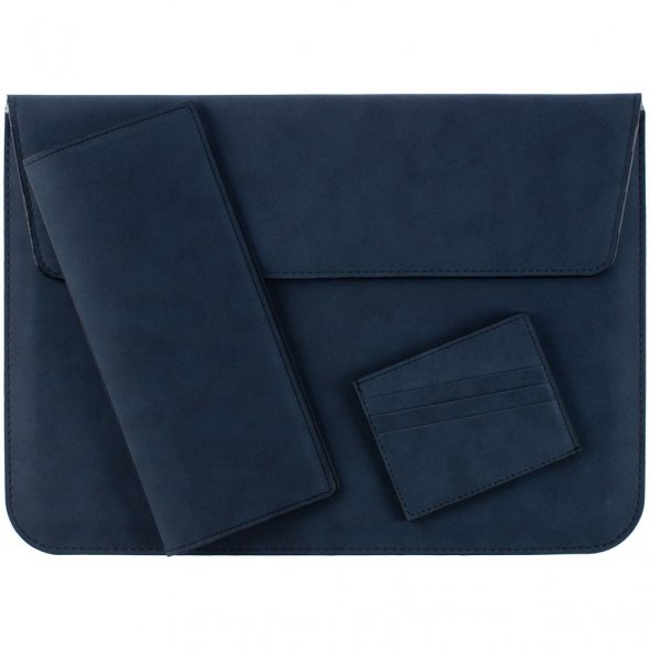 Чехол для ноутбука Nubuk, синий 
