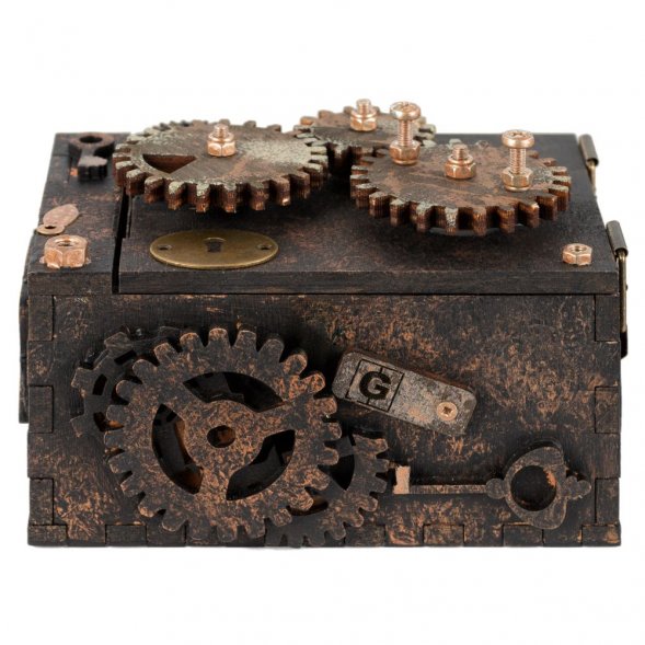 Шкатулка с секретом Gearbox, малая 