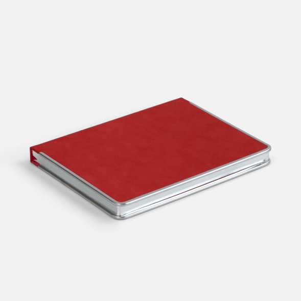 Ежедневник Metal Frame на заказ, датированный, красный 