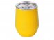 Вакуумная термокружка Sense, непротекаемая крышка, крафтовая упаковка, желтый 