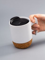 Кружка Corky Grip, белая