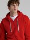 Толстовка на молнии с капюшоном Unit Siverga Heavy, красная 