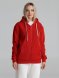 Толстовка на молнии с капюшоном Unit Siverga Heavy, красная 