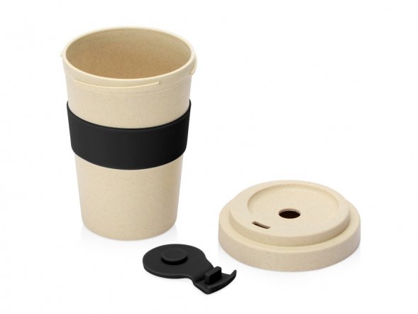 Стакан из пшеничного волокна Flava, черный 