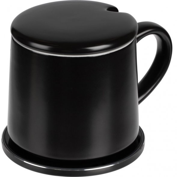 Кружка с подогревом и беспроводной зарядкой dualBase ver. 2.0 Matt, черная 