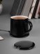Кружка с подогревом и беспроводной зарядкой dualBase ver. 2.0 Matt, черная 