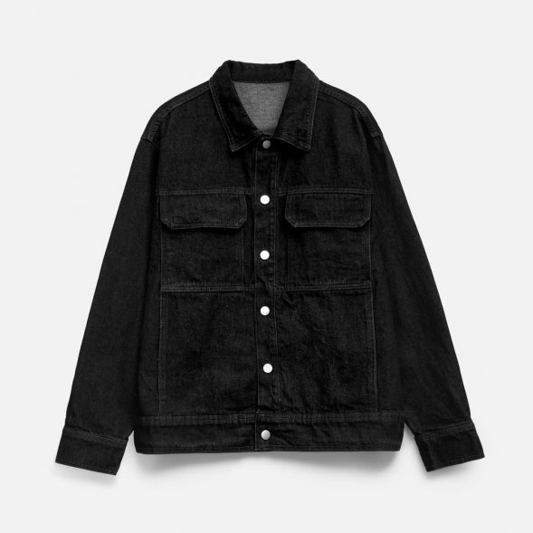 Куртка джинсовая O2, черная 