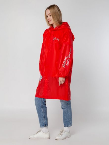 Дождевик унисекс Rainman, красный 