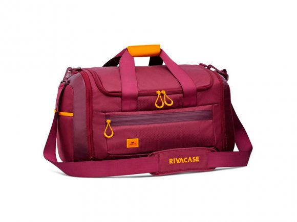 RIVACASE 5331 burgundy red дорожная сумка, 35л /6 
