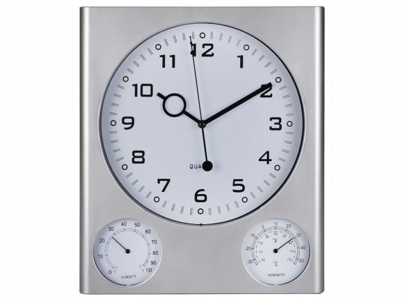 Погодная станция настенная Патерна, серебристый 