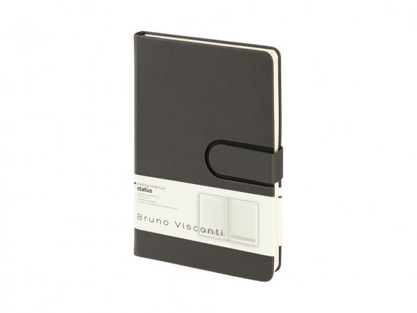 Ежедневник недатированный А5 Status, графитовый серый 