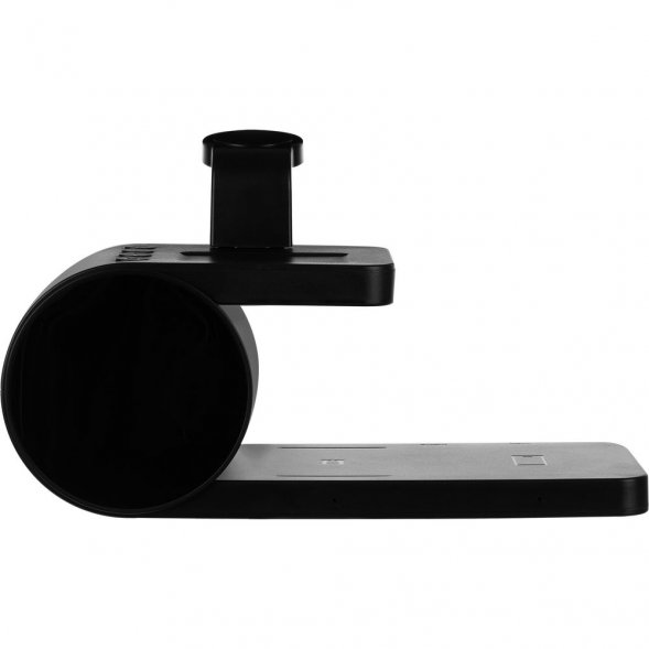 Станция беспроводной зарядки с часами fullStack, черная 