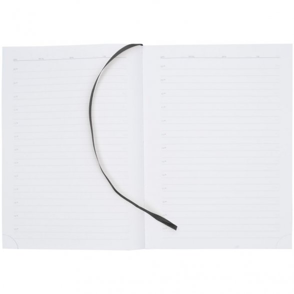 Ежедневник Latte Maxi, недатированный, черный 