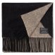 Шарф Charming, черный с бежевым 
